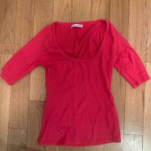 Reformation ribbed top